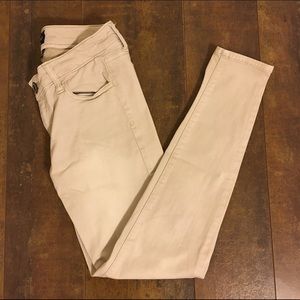AE Super Stretch Khaki Jeggings Petite