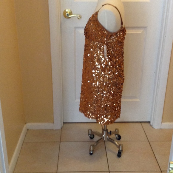 Forever 21 Copper Sequin Cocktail Dress - Picture 4 of 4