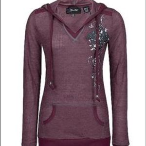 MISS ME thermal hoodie