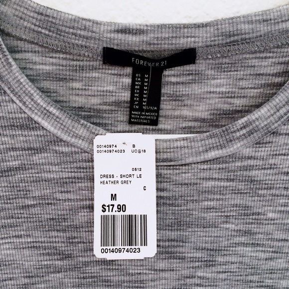 🚫SOLD🚫 NWT size M heather grey dress - Picture 3 of 3