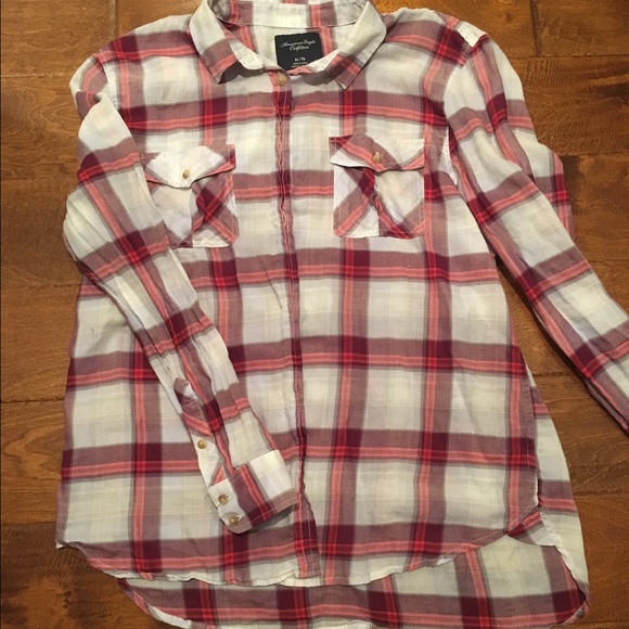 American eagle button up