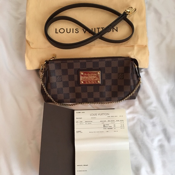 !SOLD! Louis Vuitton Eva Damier Women's crossbody