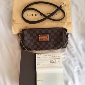 !SOLD! Louis Vuitton Eva Damier Women's crossbody