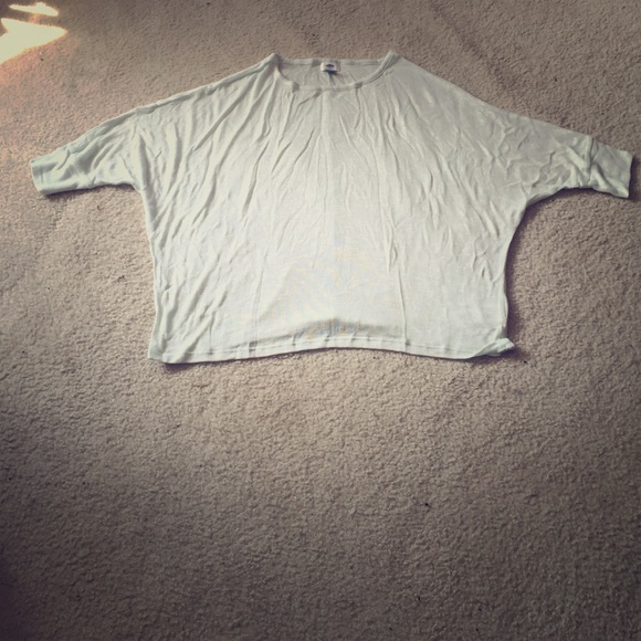 Light Blue Slouch Top - NEVER WORN