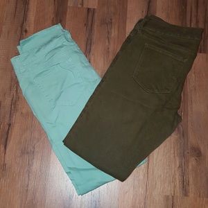 2 pair of skinny jeans