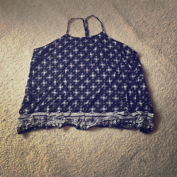 Black and White Racerback Camisole