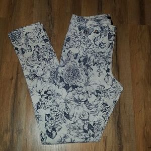 Floral print jeggings