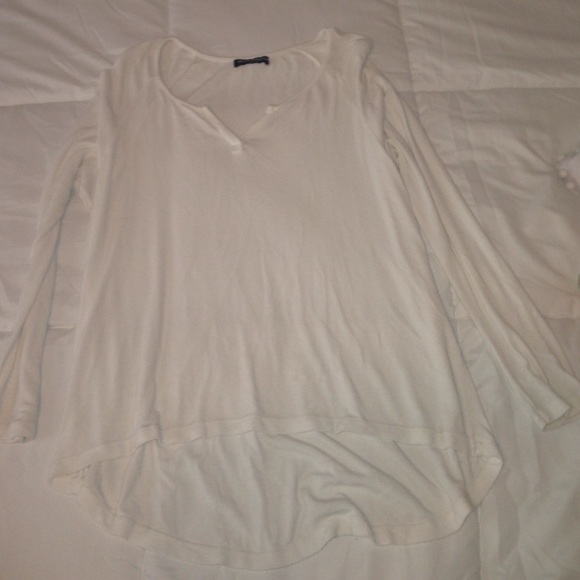 Brandy Melville ribbed long sleeve shirt