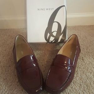 Nine West Dark red Frankieff loafer