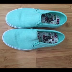 NWOT Mint Vans