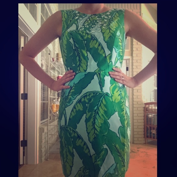 Vineyard Vines Banana Leaf Print Sheath Dress | Nordstrom