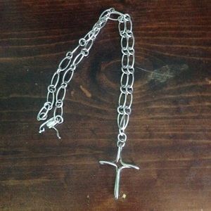 Tiffany and Co. Cross chain necklace