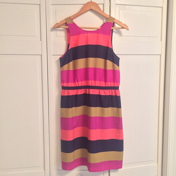*LIKE NEW* LOFT Striped Dress - Picture 1 of 3