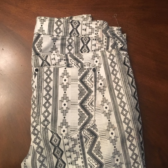 Aztec skinny jeans