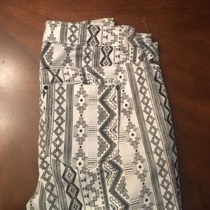 Aztec skinny jeans