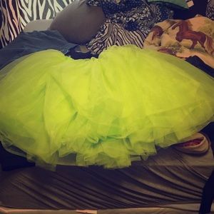 Lime green tutu