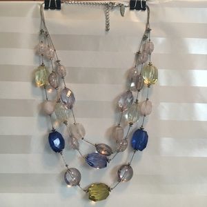 New York & Company three-tier 21" Necklace