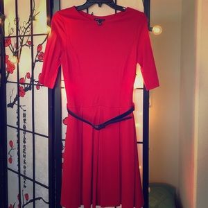 Mango red dress