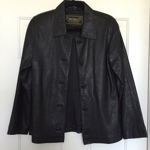 Black lambskin leather Jacket