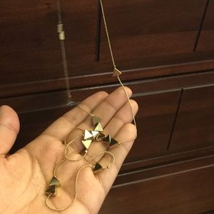 Triangle layering necklace