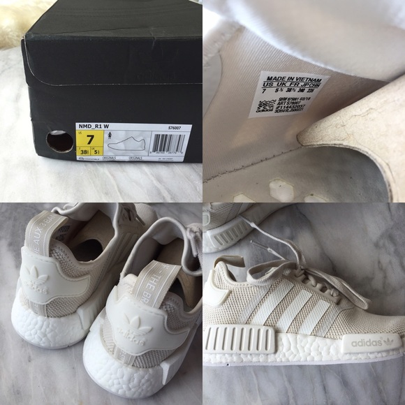 Adidas NMD R1 Talc Sneakers - Picture 2 of 4