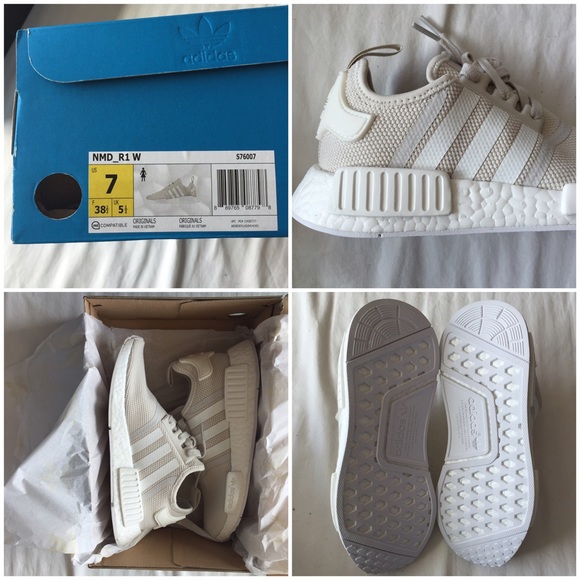 Adidas NMD R1 Talc Sneakers - Picture 3 of 4