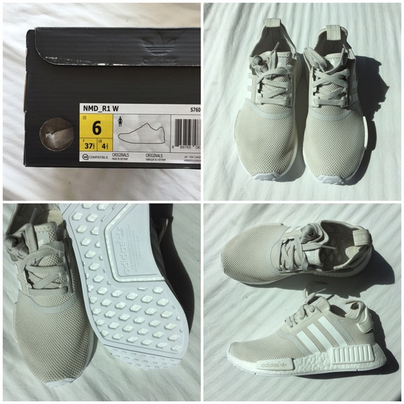 Adidas NMD R1 Talc Sneakers - Picture 4 of 4