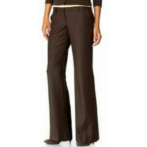 Brown pinstripe Bebe slacks