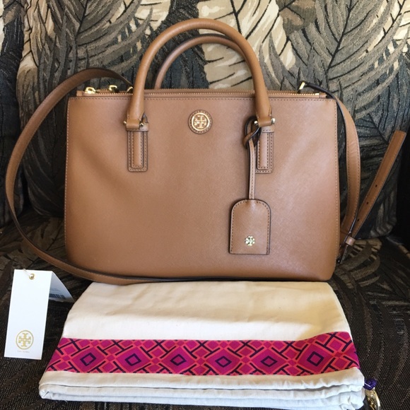 Tory Burch Mini Robinson Tigers Eye