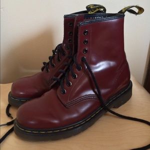Dr. Martens 1460 - Cherry Red (Maroon) Boots