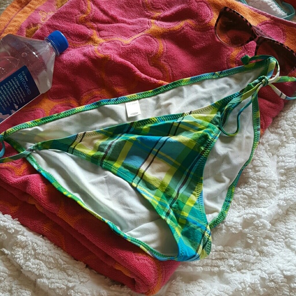 Plaid Bikini Bottoms