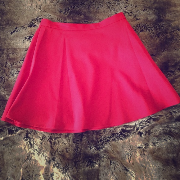 French connection red skirt