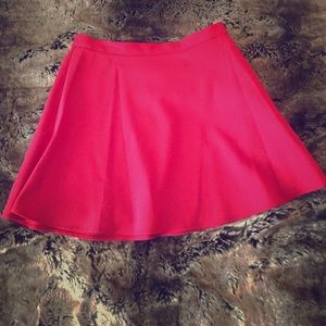 French connection red skirt