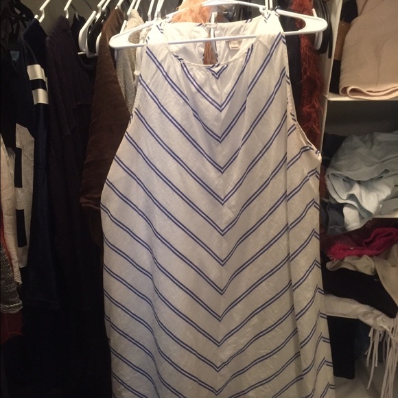 J crew horizontal striped dress