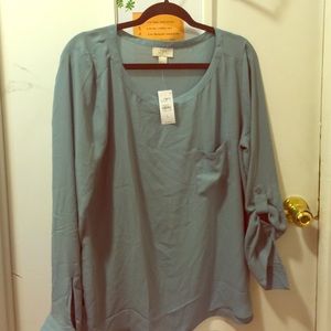 💯Ann Taylor loft teal shirt🌷