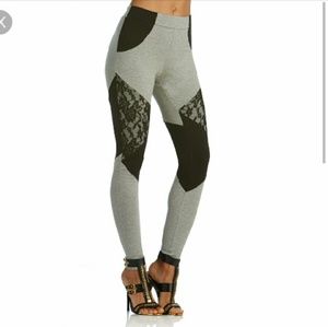 Nicki Minaj Lace Detail Tights