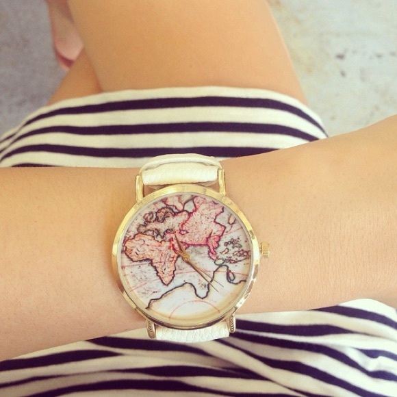 World Map Fashion Watch - Picture 2 of 4