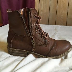 Brown ankle boots