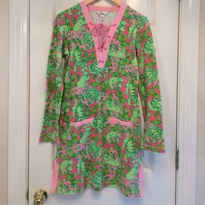 Lilly Pulitzer Terry cloth cover up/tunic