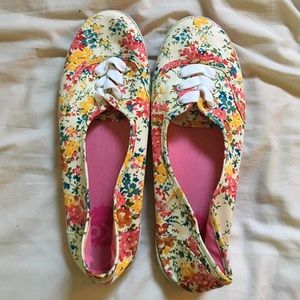 Floral flats