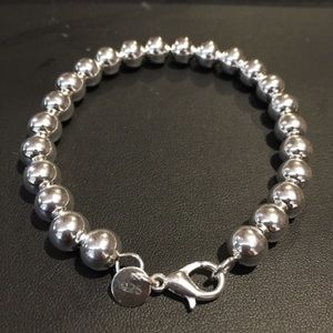 925 tag 0.8cm silver plated  bracelet