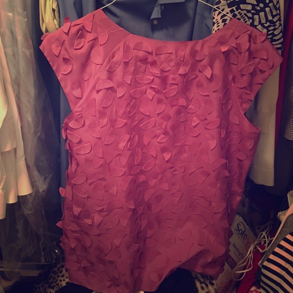 Purple short sleeve top