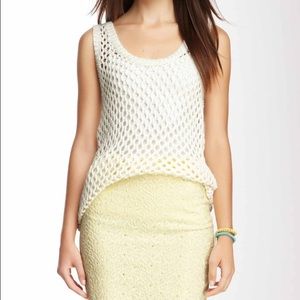 Brae Net Tank Sweater