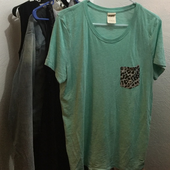 Mint pink tshirt