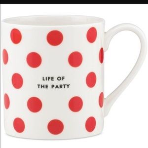 Kate spade mug life of the party Kate spade mug life of the party