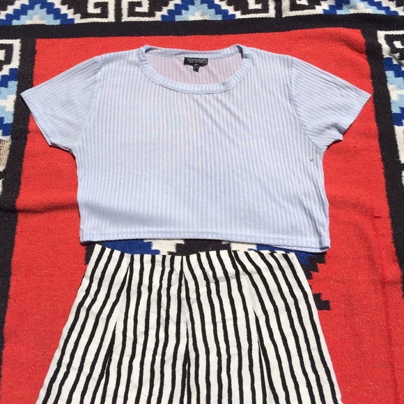 ‼️sold‼️ topshop scoopneck crop top