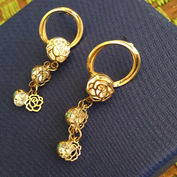 Rose earrings - Picture 2 of 2