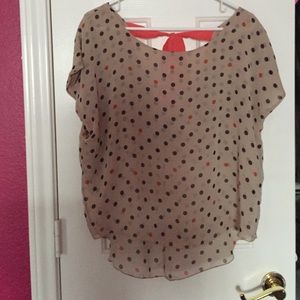 Polka dot shirt