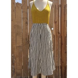 kimchi blue striped midi skirt