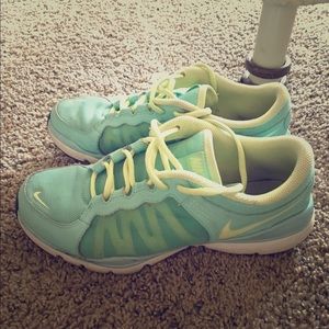 Blue/green nikes